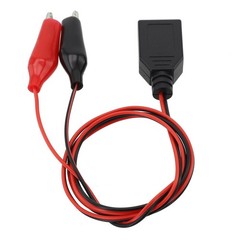 For Alligator Clip USB Power Cord 60CM for Voltage and Current Testing