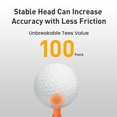Golf Tees Plastic Golf Tees Tee Set for Driver Value 60 100 Piece Reuse…