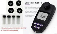 Turbidimeters with Range 0~1100NTU Stores Up To 100 Data Set Calibration Liquid