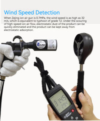 ZJ-989 Ion Air Gun Electrostatic And Dust Removal Gun Industrial Eliminator 220V