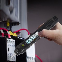 A3005A Pen Style Voltage Meter with High Brightness Flashlight Accessory