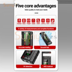 ANENG Multifunctional Digital Battery Testers Detector for AA/AAA/C/D/9V/21700