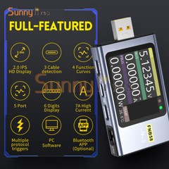 FNIRSI FNB58 FNB48P Digital USB Voltage Current Power Meter Voltmeter Ammeter