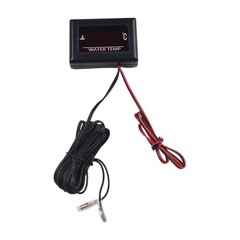 Car Engine Digital Water Temperature Gauge Complete Kit with Sensor Plug 12V~24V