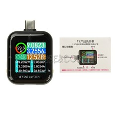 T3 All-in-One USB-C Power Tester Voltage Current Ripple & Battery Capacity