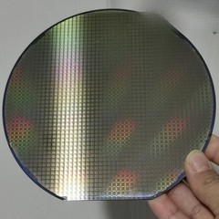 6 Inch Multicolor Silicon Wafer IC CPU Semiconductor Chip with Display Stand