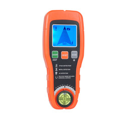 Handheld 7-in-1 Wall Scanner Detects Joists Beams Wires Pipes Timber Drywall