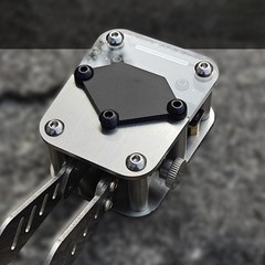 Radio Transmitter Doublepole Key with Button Travel Adjustment for Morse Code