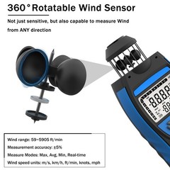 Outdoor Digital Anemometer for Accurate Wind Measurements in Real Time