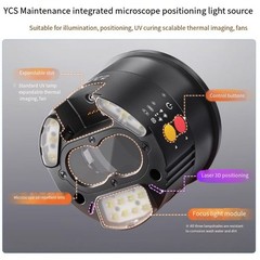 Type C Interface Microscope Light Source with Positioning and UV Curing