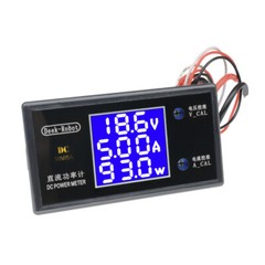 DC 50V 5A/100V 10A Digital LCD Display Voltmeter Wattmeter Current Power Tester