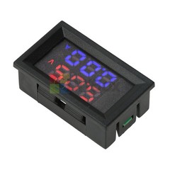 DC 4-30V 10A Voltmeter Ammeter LED Amp DC 0~100V Digital Volt Power Meter Gauge