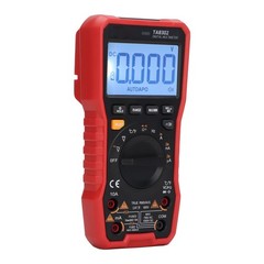 TA8302 Digital Multimeter True RMS Auto Range Backlit Display 9V Powered