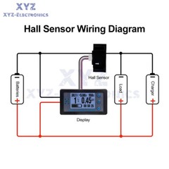 DC8-120V Digital Voltmeter Ammeter Battery Capacity Indicator Hall Coulomb Meter