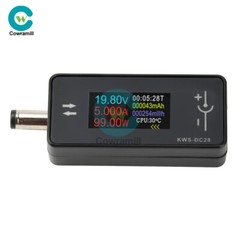 0.96″ TFT Digital Voltage Ammeter Power Meter DC 4~30V 0~12A DC5.5*2.5 interface
