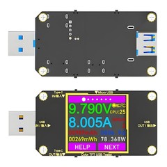Type-C USB 3.0 Tester PD LCD Digital Voltmeter Ammeter Volt Trigger Durable Tool