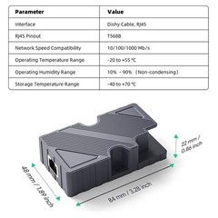 Reliable Connectivity For Dishy Cable Adapter and For PoE Injector for Starlink
