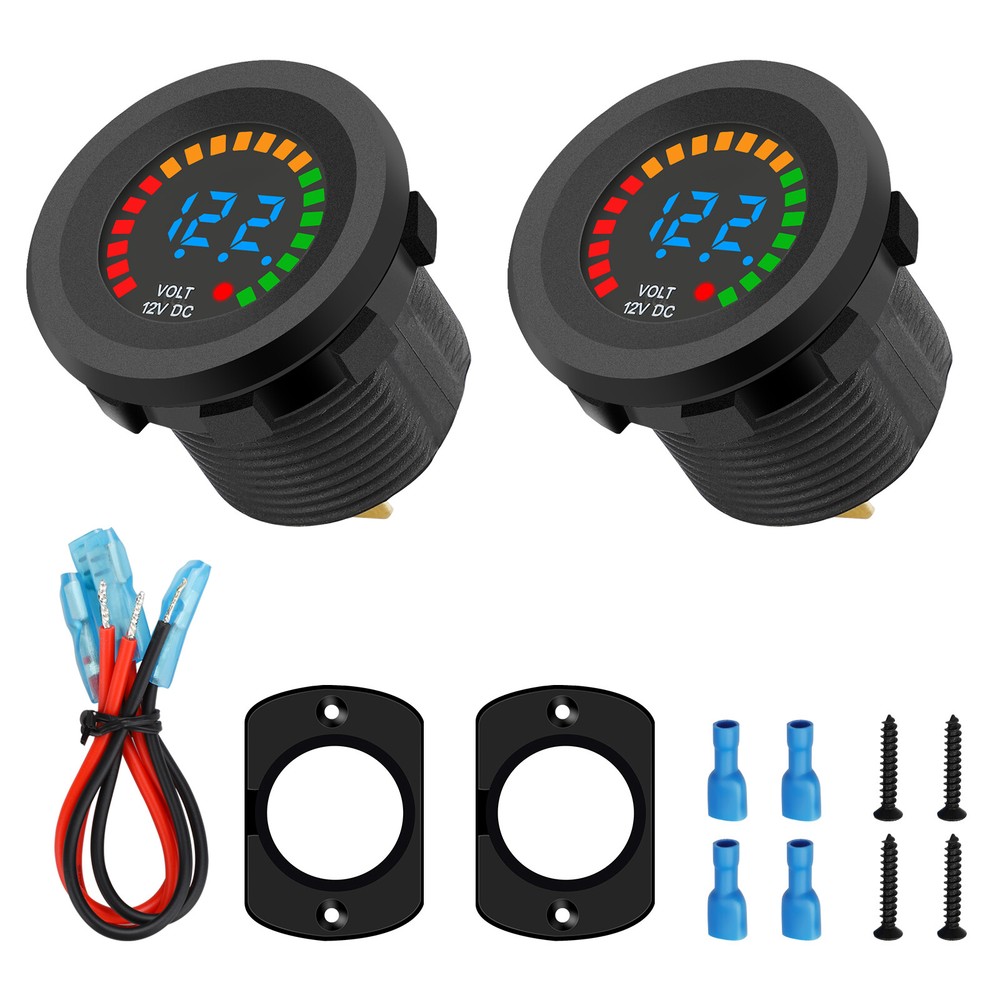 Waterproof CAR Battery Meter DC 12V Voltmeter LED Digital Display Voltage Gauge