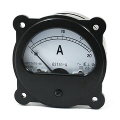 AC 0-20A Fine Tuning Dial Current Test Panel Meter Ammeter