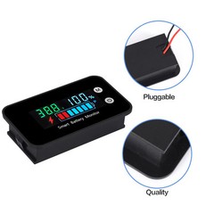 IPX7 Waterproof Battery Monitor12v 24v 36v 48v 60v 72v,Car Motorcycle Golf ca…