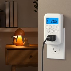 Digital Watt Meter Plug with Backlight & 9 Display Modes