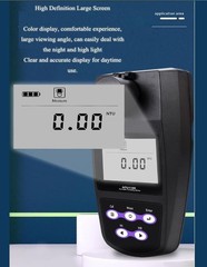 Portable Turbidimeter with 0-1100NTU/0-275EBC/0-9999ASBC Calibration Solutions