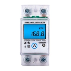 5(80)A 230V 50Hz Digital Wattmeter AC Power Meter?Hler Din Rail KW1856-