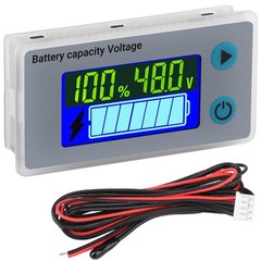 DROK 48V Golf Cart Battery Meter, 10-100V Battery Tester, LCD Display Voltage…
