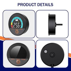 Waterproof Battery Meter Monitor, 12v 24v 36v 48v 60v 72v 84v Digital Display…
