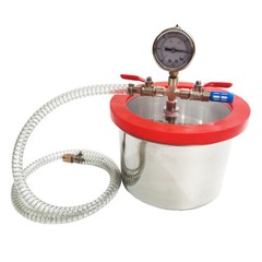 3L Vacuum Degassing Chamber 20CM Diameter Epoxy Resin Vacuum Defoaming Barrel