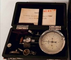 Vintage O. Zernickow Co. Germany Hand Tachometer #43236 10 To 400 Feet Min. Rare