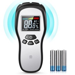 Digital Wood Moisture Meter – Pinless Detection for Firewood, Lumber, Concrete &