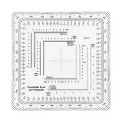 for acrylic Measuring Tool Flexible Map Scale with Multiple Scales for Engineers