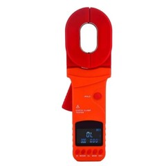 Handheld Earth Clamp Resistance Tester Leakage Current Measurement 0.01Ω-1200Ω.