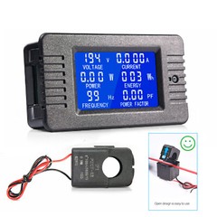 AC 80-260V 100A LCD Display Digital Current Voltage Power Energy Frequency Power