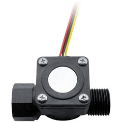 Nylon Turbine Water Flow Meter 1-30 L/min DC5V 1.75 MPa for Heating Systems