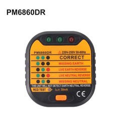 Professional Socket Tester with GFCI/RCD Test Function for Safety Assurance