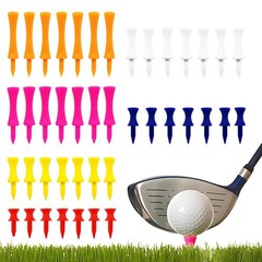Golf Tees Plastic Golf Tees Tee Set for Driver Value 48 Piece Reusable…