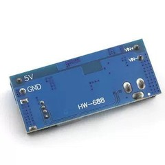 5A 25W DC-DC Step Down 9V-36V Input to 5.2V Output with USB A C