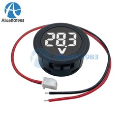 DC5V-100V Voltmeter Digital Display Voltage Meter Tester Panel Voltage Indicator