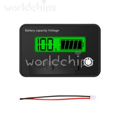 Battery Capacity Indicator DC 8~30V Voltmeter Battery Level Indicator USB+Type-C