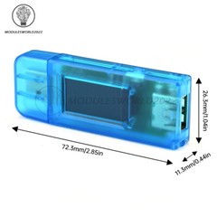 0.96″ IPS HD Color LCD 13 in 1 USB Tester Voltage Current Power Meter DC4~30V