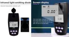 Digital Turbidity Meter with Custom LCD Display Standard Solution 1100NTU