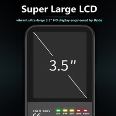 Pocket Multimeter with 6000 Counts Display and Safety Features for Users