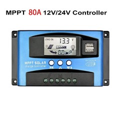 For MPPT Solar Controller with LCD Display and Auto Tracking for 12V 24V Use