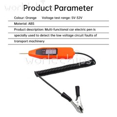 DC5V-32V Digital Electric Voltage Circuit Tester Automotive Test Light Car Truck