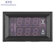 DC7-100V 20A 50A Digital Voltage Current Tester 0.28″ 3-Digit Dual LED Display