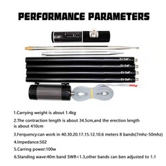 7MHz to 50MHz Portable 8 Band Support Quick Installation for Easy Use