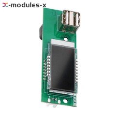 LCD Digital Battery Voltmeter Capacity Tester Module USB Battery Level Indicator