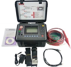 5KV High Voltage Resistance Tester H/V Insulation Meter 500 Groups Data Storage